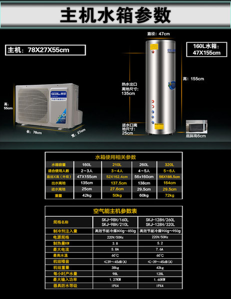 商用空气能热水设备_重庆家用空气能热水器安装_空气能热水工程安装