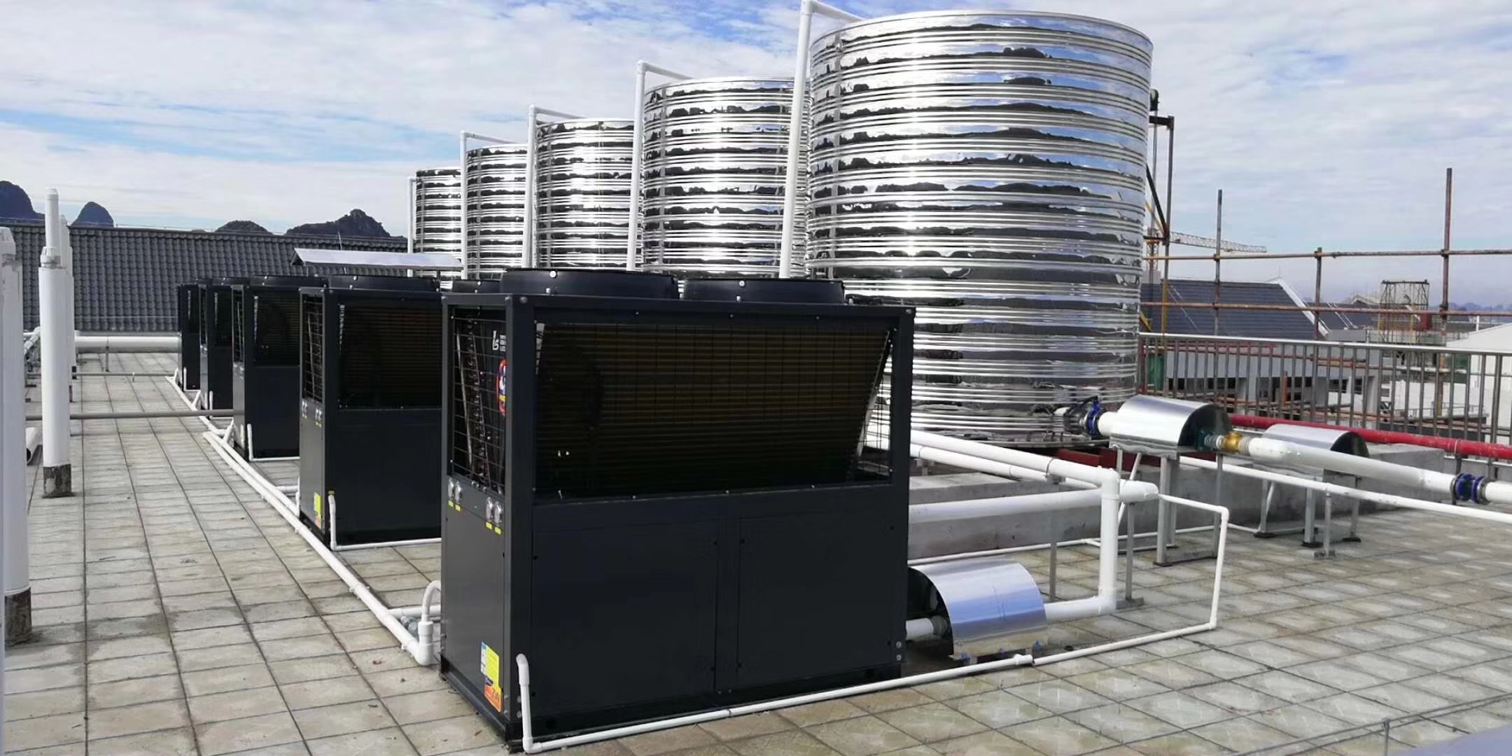 郑州空气能热水器热水工程