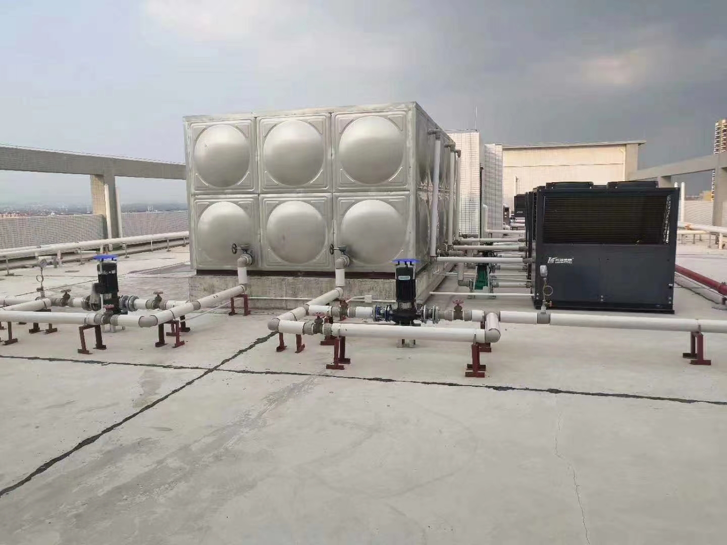 郑州空气能热水器热水工程
