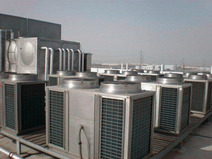郑州商用空气能热水器热水工程