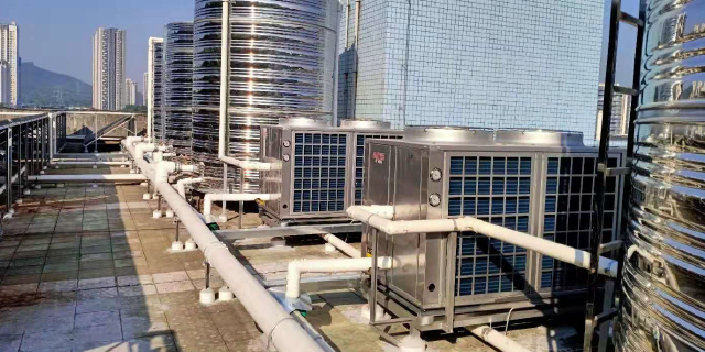 深圳新型空气能热泵热水工程图片,空气能热泵热水工程