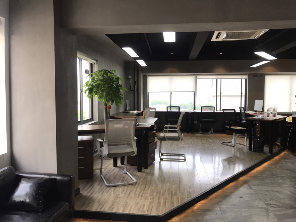 郑州办公室装修_3室2厅1卫户型图装修_108平米3室1厅装修设计图