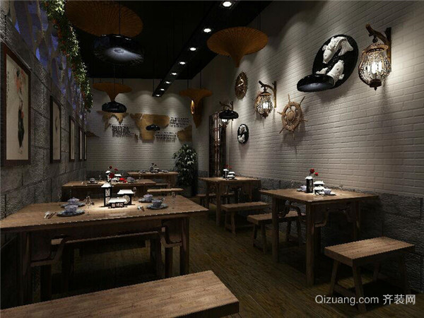 门主题餐厅装修案例