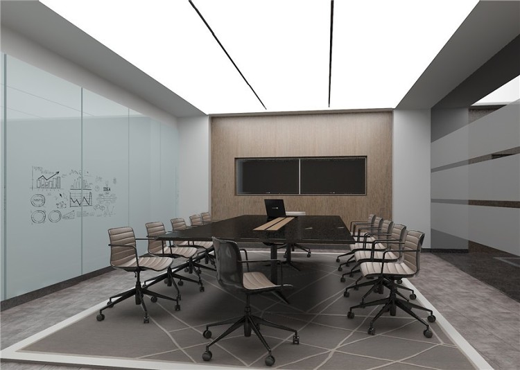 上海办公室有人办公照片_长春办公室装修公司价格_108平米3室1厅装修设计图